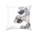 Axyaa Fresh Ink Flower Print Pillowcase: Perfect for Office, Living Room, Car Decor