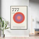 Modern Angel Numbers Aura Art Prints by Axyaa - Aesthetic Canvas Painting for Home Décor