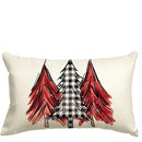 Axyaa Merry Christmas Tree Pillowcase - Winter Linen Decorative Sofa Waist Pillowcase 30X50cm