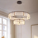 Axyaa Acrylic LED Pendant Lights: Modern Luxe Ceiling Chandeliers