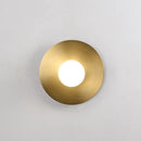 Axyaa Glass Ball LED Wall Lamp - Modern Minimalist Japanese Style for Living Room