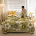 Axyaa Double Thickened Raschel Blanket for Winter Warmth