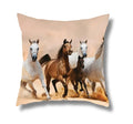 Fine Horse Print Cushion Cover for Home Decor by Axyaa