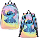 Axyaa Tie Dye Stitch Backpack for Students and Teens