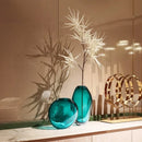 Axyaa Crystal Glass Vase: High-end Flower Arrangement Soft Decoration