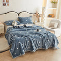 Axyaa Panda Print Milk Velvet Queen Size Blanket - Soft & Warm Flannel Sofa Throw