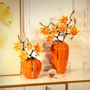 Goldplated Pomegranate Vase by Axyaa: Modern Floral Décor for Home and Office