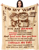Axyaa Romantic Love Blanket for Wife: Mothers Day, Anniversary, Birthday Gift