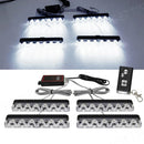 Axyaa Car LED Grid Strobe Light with Remote Control for Emergency Warning Beacons