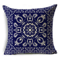 Axyaa Blue & White Porcelain Pattern Pillowcase - Sofa Decor 40cm/45cm/50cm