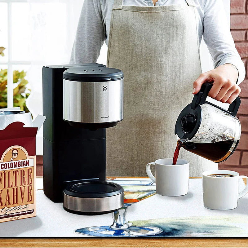 Axyaa Square Anti-Slip Absorbent Drain Pad for Dishes and Cups