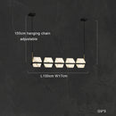 Axyaa White Marble LED Pendant Light for Luxurious Villa Decor