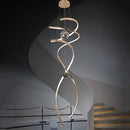 Axyaa Modern LED Pendant Chandeliers for Living Room Staircase Lighting
