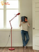 Axyaa Medieval Three-fold Robotic Arm Floor Lamp LED E27 Industrial Standing Lamp