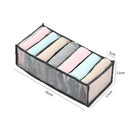 Axyaa Underwear Drawer Organizer: Foldable Closet Divider for Underpants, Socks, Bra