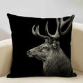 Axyaa Animal Pattern Cushion Cover Trio: Lion, Tiger, Bear Home Sofa Decor Kids Gift