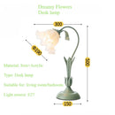 Axyaa Nordic Flower Girl Table Lamp with Acrylic Shade for Bedroom and Living Room