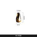 Axyaa Gold Geometric Ceramic Vase - Nordic Light Luxury Dry Flower Ornament