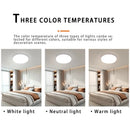 Axyaa LED Ceiling Lamp: Bright & Ultra-Thin, Perfect for Home Decoration & Lighting in Bedroom, Living Room