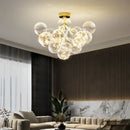 Axyaa Nordic Glass LED Chandelier | Starry Design for Home Decor | Ceiling Light