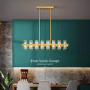Axyaa Elegant Ceiling Chandeliers for Dining and Living Room Lighting