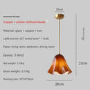 Axyaa Hand-Painted Glass Bellina Pendant Light for Home Decor