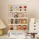 Axyaa Acrylic Showcase Action Figures Display Case Mini Toy Storage Cabinet
