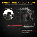 Axyaa LED Angel Eye Fog Light for Ford Focus Fusion Fiesta Explorer