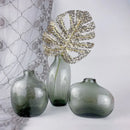 Axyaa Zen Glass Vase Geometric Single Flower Holder for Home Decor