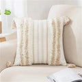 Axyaa Boho Tufted Tassel Woven Cushion Covers Set - Set of 2