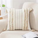 Axyaa Boho Tufted Tassel Woven Cushion Covers Set - Set of 2