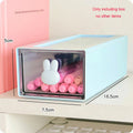 Axyaa Kawaii Plastic Desk Organizer Drawer Transparent Pen Holder for Home School