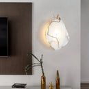 Axyaa Spanish Marble Alabaster Wall Lamp Luxurious All-Copper Indoor Decor