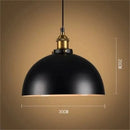 Axyaa Vintage Iron Pendant Light for Restaurant Kitchen Bar, American Country Retro Fixture