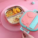Axyaa Kids Insulated Stainless Steel Bento Box with Sections