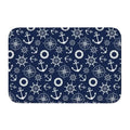 Axyaa Nautical Compass Anchor Rudder Printed Small Non-slip Doormat