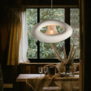 Axyaa Nordic Wabi Sabi LED Chandelier: Creative Hollow Design for Restaurant, Bedroom, Bar & Coffee Shop