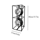 Axyaa Retro Metal Floor Lamp | Rotatable LED Standing Light for Home Decor