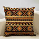 Axyaa Geometric Aztec Boho 45x45cm Linen Pillowcase for Home Sofa Decor