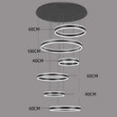 Axyaa Modern Light Luxury Staircase Pendant Lights for Living Room and Indoor Lighting