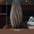 Axyaa Ceramic Vase Plant Pot Floral Vases Room Decor Aesthetic Ornaments