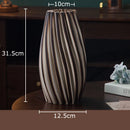 Axyaa Ceramic Vase Plant Pot Floral Vases Room Decor Aesthetic Ornaments
