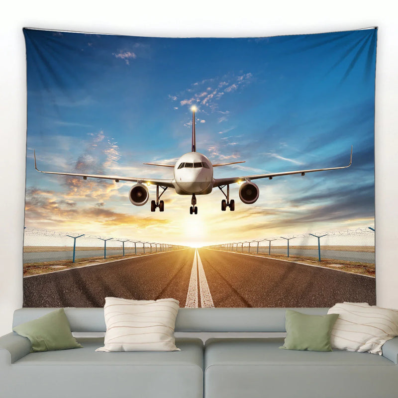 Axyaa Sunset Scenery Tapestry Wall Hanging for Home Decor