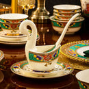 Axya Middle Eastern Style Bone Tableware Sets - Top-grade Dinner Set