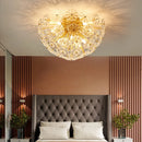 Axyaa Postmodern Flower Ceiling Light: Luxury Scandinavian Lamp for Various Rooms