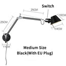 Axyaa Telescopic Swing Arm LED Wall Lamp Sconce Industrial Light - E27