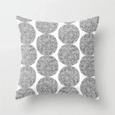 Axyaa Geometric Pillow Covers: Modern Grey Polyester Throw Pillow Cover