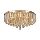 Axya LED Crystal Ceiling Light for Modern Living Room and Bedroom Decor