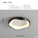 Axyaa Modern LED Ceiling Lights - Cream Black White Grey Wooden Flower Shape