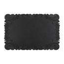 Axyaa Red Faux Leather Square Placemats Set for Kitchen & Outdoor Dining